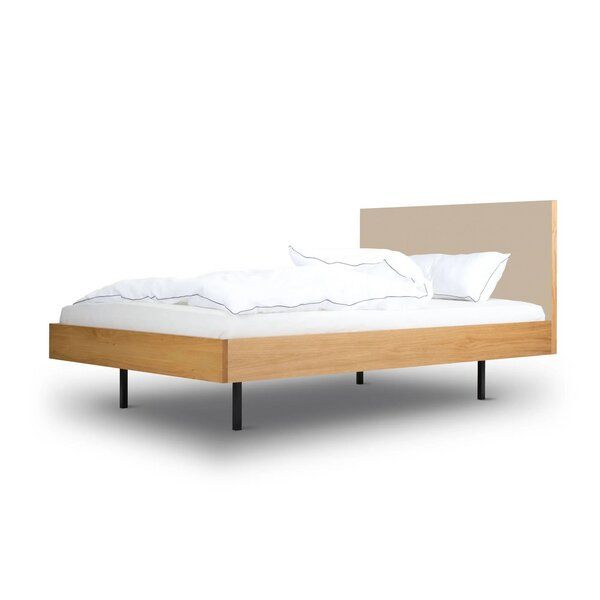 BARTMANN Unidorm Classic - Holzbett aus Eiche mit Kopfteil aus Linoleum - Betten & Zubehör | Nachhaltige Produkte