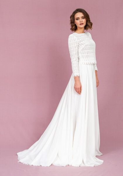 Atelier SNOW Zweiteiliges Brautkleid Aster-Camellia - Kleider | Nachhaltige Produkte