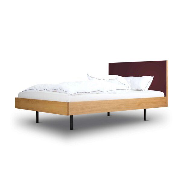 BARTMANN Unidorm Classic - Holzbett aus Eiche mit Kopfteil aus Linoleum - Betten & Zubehör | Nachhaltige Produkte