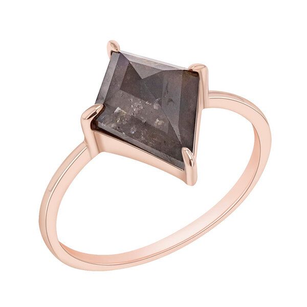 Eppi Minimalistischer Ring mit Salt and Pepper Diamanten Iban - Ringe | Nachhaltige Produkte