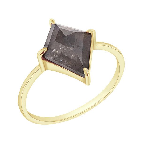 Eppi Minimalistischer Ring mit Salt and Pepper Diamanten Iban - Ringe | Nachhaltige Produkte