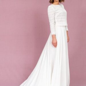 Atelier SNOW Zweiteiliges Brautkleid Aster-Camellia - Kleider | Nachhaltige Produkte