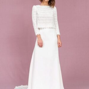 Atelier SNOW Zweiteiliges Brautkleid Aster-Heather - Kleider | Nachhaltige Produkte