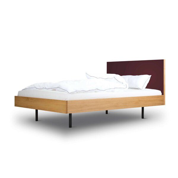 BARTMANN Unidorm Classic - Holzbett aus Eiche mit Kopfteil aus Linoleum - Betten & Zubehör | Nachhaltige Produkte
