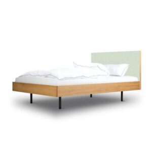 BARTMANN Unidorm Classic - Holzbett aus Eiche mit Kopfteil aus Linoleum - Betten & Zubehör | Nachhaltige Produkte