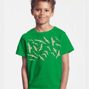 Peaces.bio - handbedruckte Biomode Bio-Kinder T-Shirt Möwen - Shirts & Tops | Bio