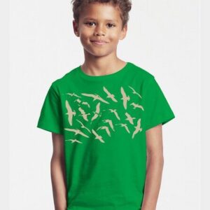 Peaces.bio - handbedruckte Biomode Bio-Kinder T-Shirt Möwen - Shirts & Tops | Bio