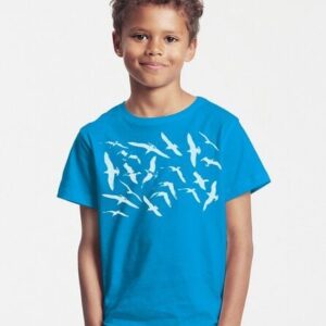 Peaces.bio - handbedruckte Biomode Bio-Kinder T-Shirt Möwen - Shirts & Tops | Bio