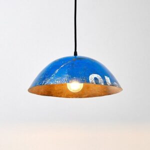Moogoo Creative Africa Deckenlampe Hängeleuchte aus recycelten Ölfässern 38-42cm Durchmesser Industrial Design Upcycling -...