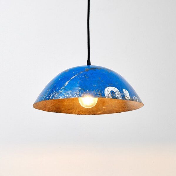 Moogoo Creative Africa Deckenlampe Hängeleuchte aus recycelten Ölfässern 38-42cm Durchmesser Industrial Design Upcycling -...