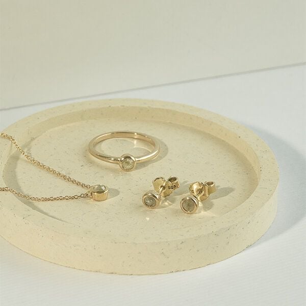 Eppi Schmuck-Set mit Salt and Pepper Diamanten Jana - Schmuck | Nachhaltige Produkte