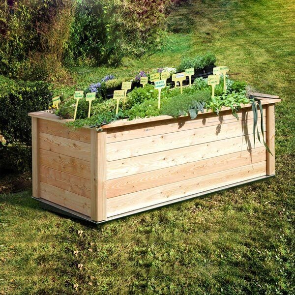 4betterdays Hochbeet aus Massivholz 'Veggie' - mit und ohne Frühbeetaufsatz - Gartenbau | Nachhaltige Produkte