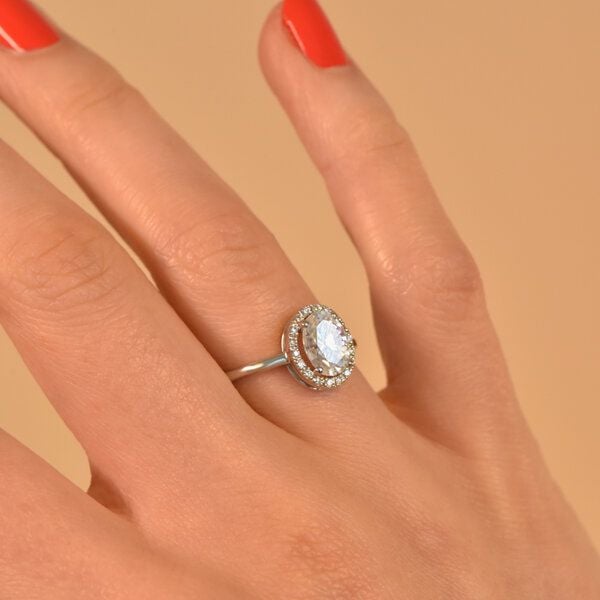 Eppi Ring mit Moissanit und Lab Grown Diamanten Arya - Schmuck | Nachhaltige Produkte