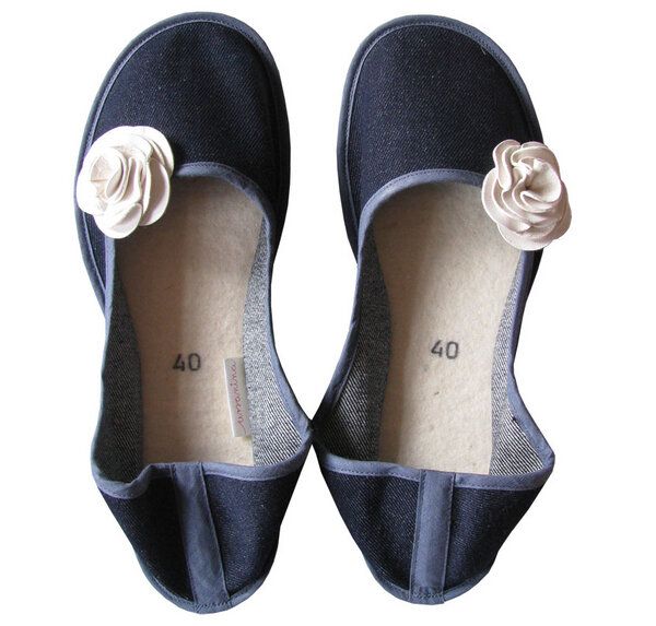 Ursanina Ballerinas Jeans - Schuhe | Nachhaltige Produkte