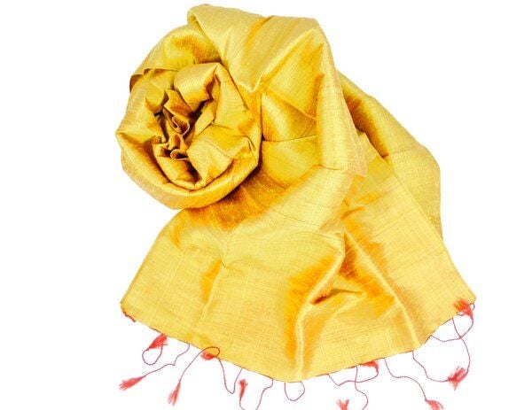 Schönes aus Indochina Edler Schal aus Rohseide - Schals | Nachhaltige Produkte