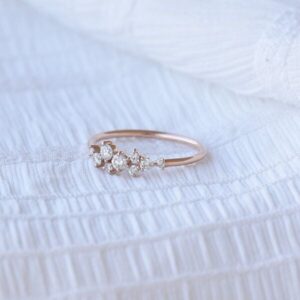 Eppi Cluster Goldring mit Diamanten Isolde - Ringe | Nachhaltige Produkte