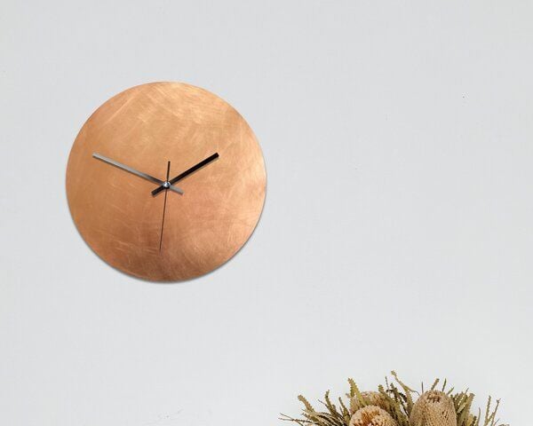 Calvill Lautlose Wanduhr aus reinem Kupfer - Wanduhren | Nachhaltige Produkte