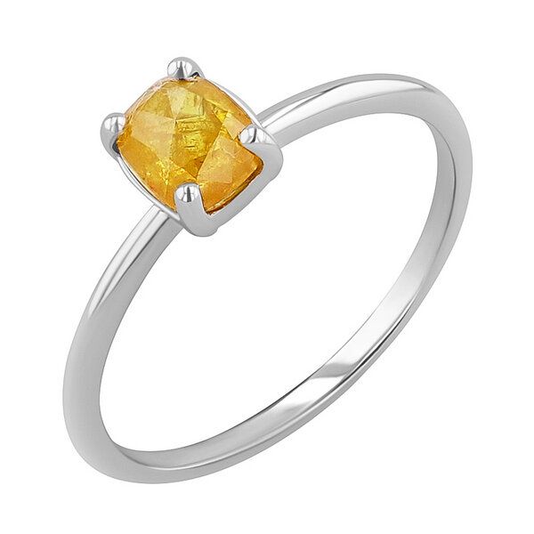 Eppi Goldener Ring mit Salt and Pepper Diamanten Reeva - Ringe | Nachhaltige Produkte