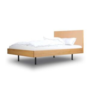 BARTMANN Unidorm Classic - Holzbett aus Eiche mit Kopfteil aus Linoleum - Betten & Zubehör | Nachhaltige Produkte