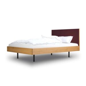 BARTMANN Unidorm Classic - Holzbett aus Eiche mit Kopfteil aus Linoleum - Betten & Zubehör | Nachhaltige Produkte
