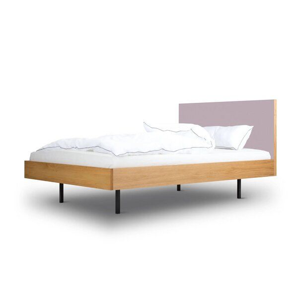 BARTMANN Unidorm Classic - Holzbett aus Eiche mit Kopfteil aus Linoleum - Betten & Zubehör | Nachhaltige Produkte