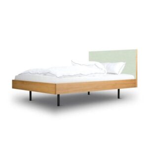 BARTMANN Unidorm Classic - Holzbett aus Eiche mit Kopfteil aus Linoleum - Betten & Zubehör | Nachhaltige Produkte