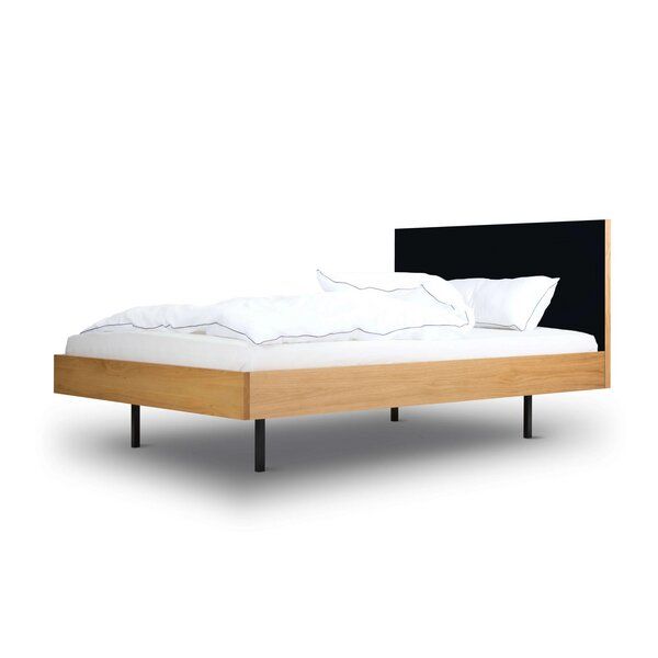 BARTMANN Unidorm Classic - Holzbett aus Eiche mit Kopfteil aus Linoleum - Betten & Zubehör | Nachhaltige Produkte