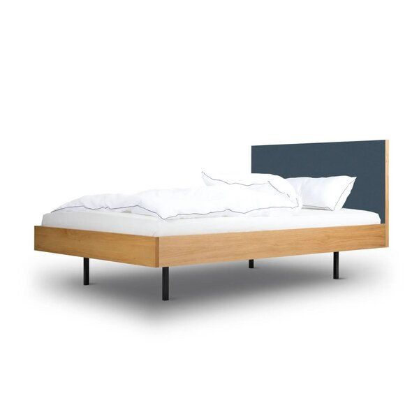 BARTMANN Unidorm Classic - Holzbett aus Eiche mit Kopfteil aus Linoleum - Betten & Zubehör | Nachhaltige Produkte
