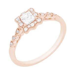 Eppi Vintage-Ring mit glänzenden Diamanten Venera - Ringe | Nachhaltige Produkte