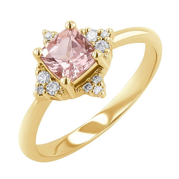 Eppi Ring mit Morganit und Diamanten Ethany - Ringe | Nachhaltige Produkte