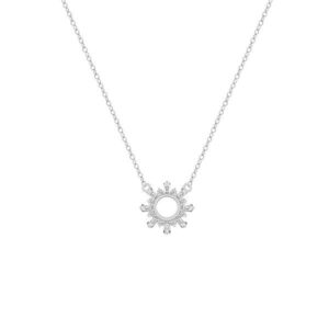 Eppi Kette mit Synthetischen Baguette und Round Diamanten Caibre - Halsketten | Nachhaltige Produkte