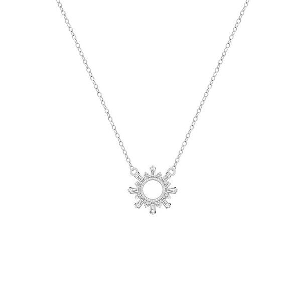 Eppi Kette mit Synthetischen Baguette und Round Diamanten Caibre - Halsketten | Nachhaltige Produkte