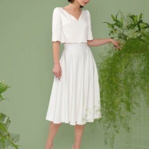 Atelier SNOW Zweiteiliges Brautkleid Peony-Alyssien - Kleider | Nachhaltige Produkte
