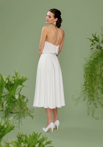 Atelier SNOW Zweiteiliges Brautkleid Trägertop Lily-Alyssien - Kleider | Nachhaltige Produkte