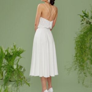 Atelier SNOW Zweiteiliges Brautkleid Trägertop Lily-Alyssien - Kleider | Nachhaltige Produkte