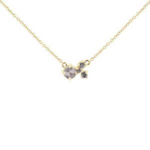 Eppi Cluster-Kette mit Salt and Pepper Diamanten Millie - Halsketten | Nachhaltige Produkte