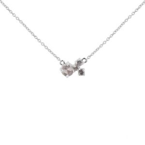 Eppi Cluster-Kette mit Salt and Pepper Diamanten Millie - Halsketten | Nachhaltige Produkte