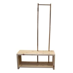 4betterdays Garderobe 'MyStyle' - Medium | L 100 x T 30 x H 45 cm | Zirbe - Garderoben | Nachhaltige Produkte