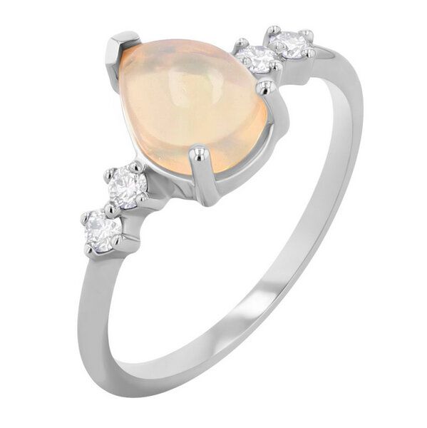 Eppi Opal-Ring mit Diamanten Ammara - Ringe | Nachhaltige Produkte