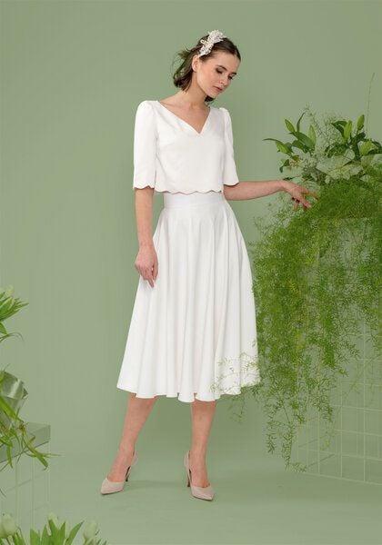 Atelier SNOW Zweiteiliges Brautkleid Peony-Alyssien - Kleider | Nachhaltige Produkte
